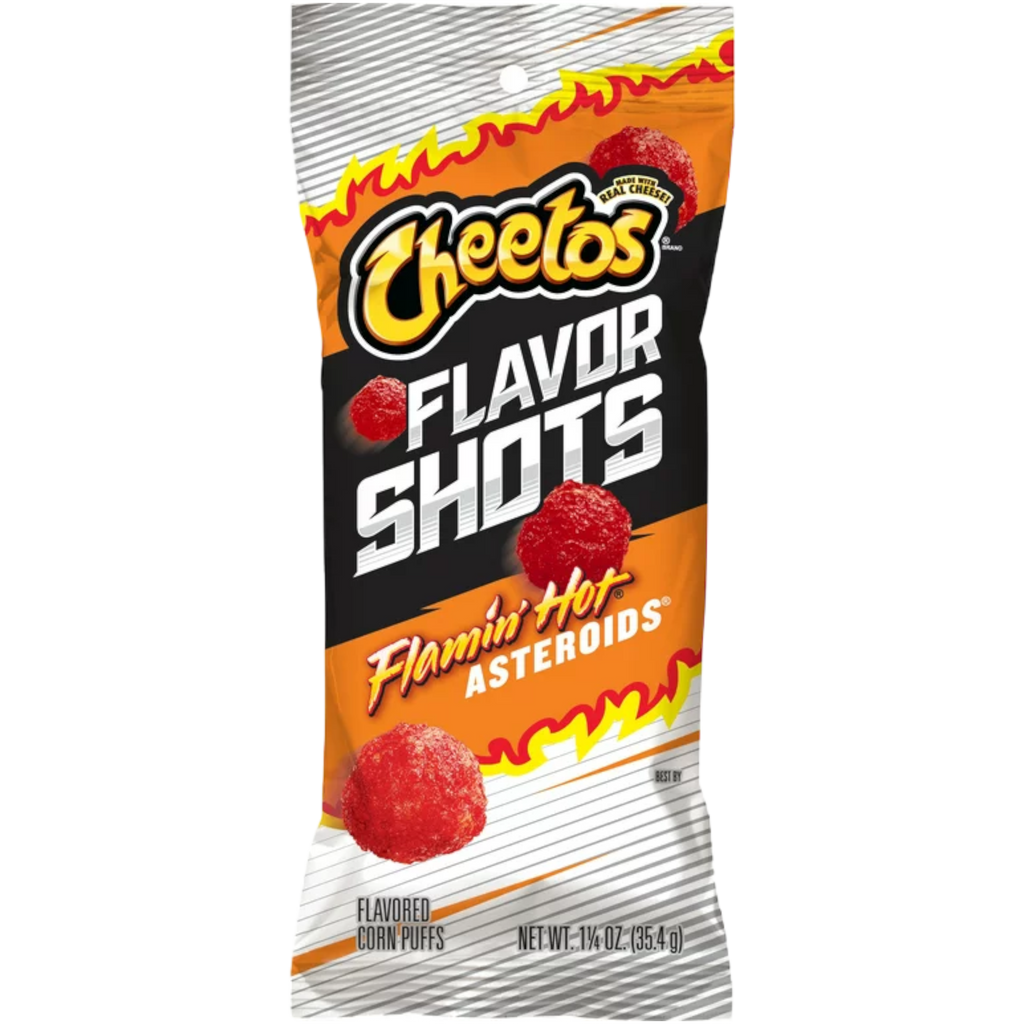 Cheetos Flamin' Hot Asteroids Flavor Shots - 1.25oz (35.4g)