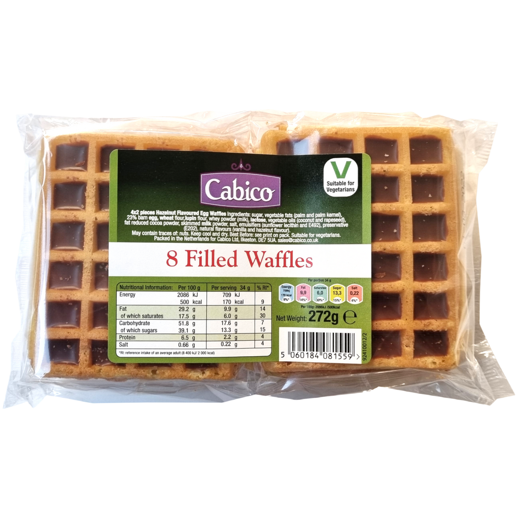 Cabico Chocolate Filled Waffles - 9.6oz (272g)