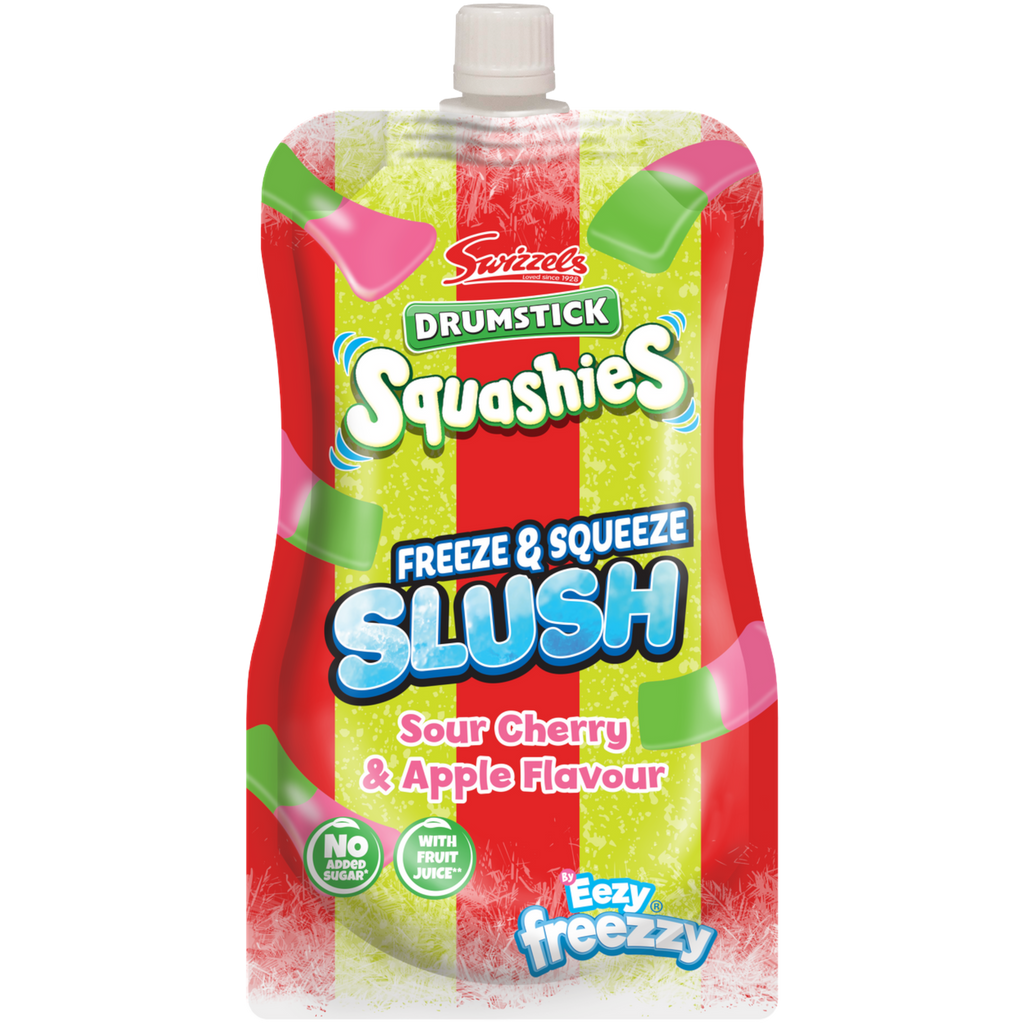 Swizzels Drumstick Squashies Slush Sour Cherry & Apple Flavour - 8.5oz (250ml)