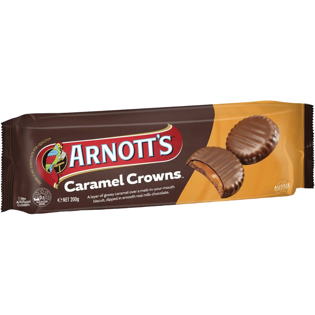 Arnott's Caramel Crowns (Australia) - 7oz (200g)