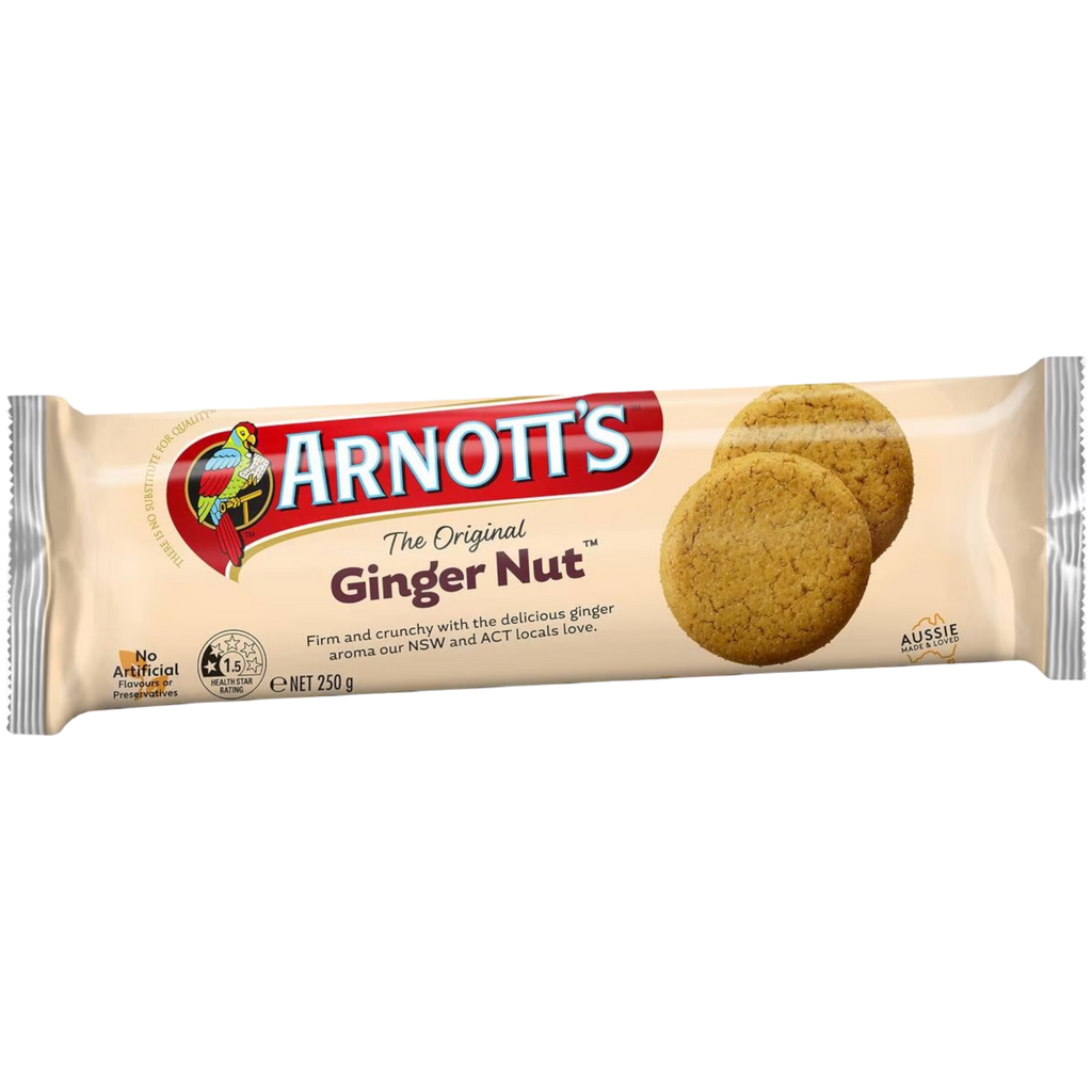 Arnott's Ginger Nut (Australia) - 8.8oz (250g)