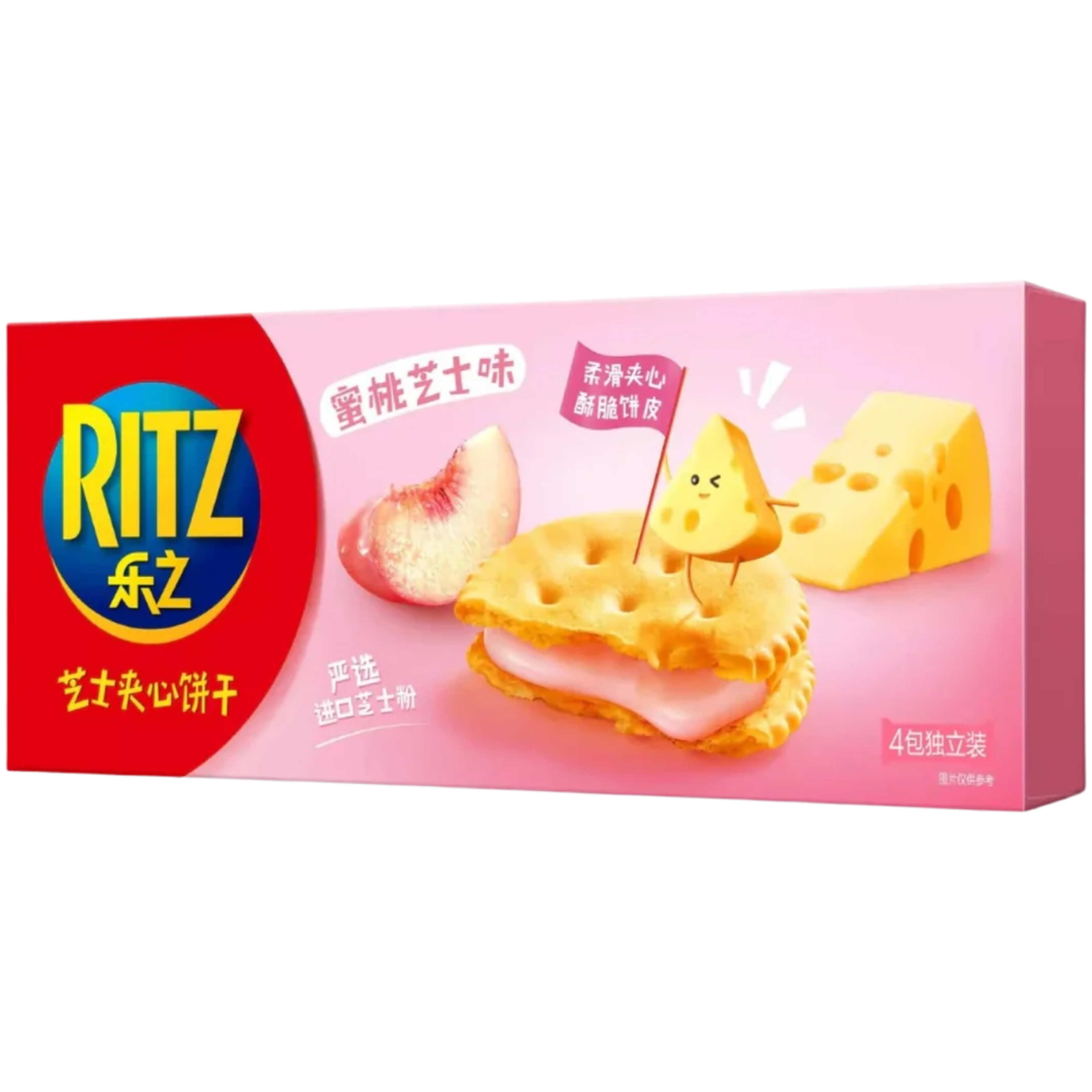 Ritz Chinese Peach & Cheese Sandwich Crackers (China) - 7.7oz (218g)