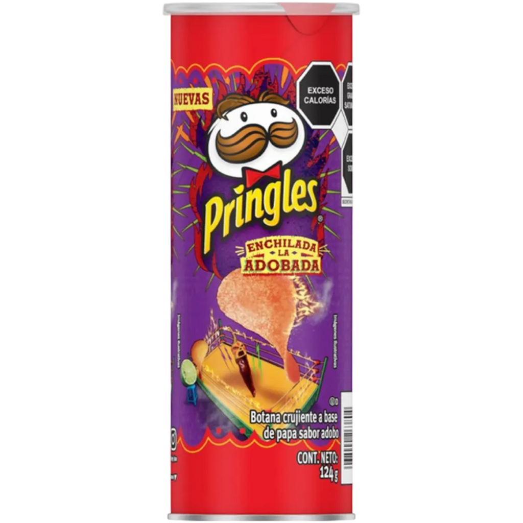 Pringles Enchilada La Adobada (Spicy Enchiladas) (Habanero) (Mexico) - 4.4oz (124g)