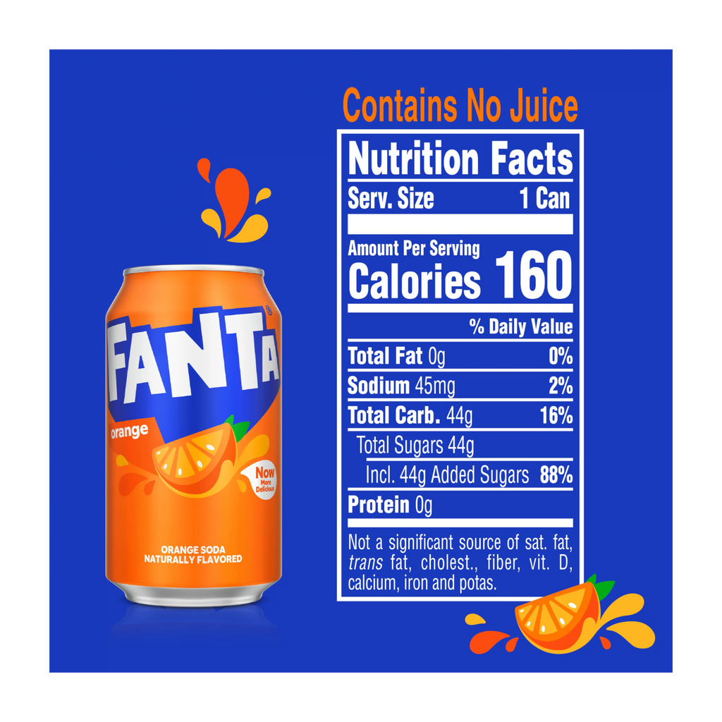 Fanta Orange USA Version - 12fl.oz (355ml)