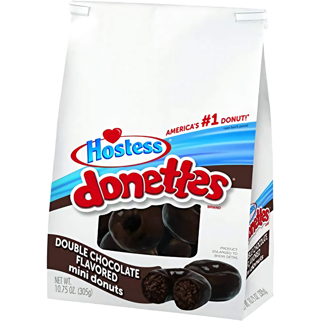 Hostess Double Chocolate Donettes Bag - 10.75oz (305g)