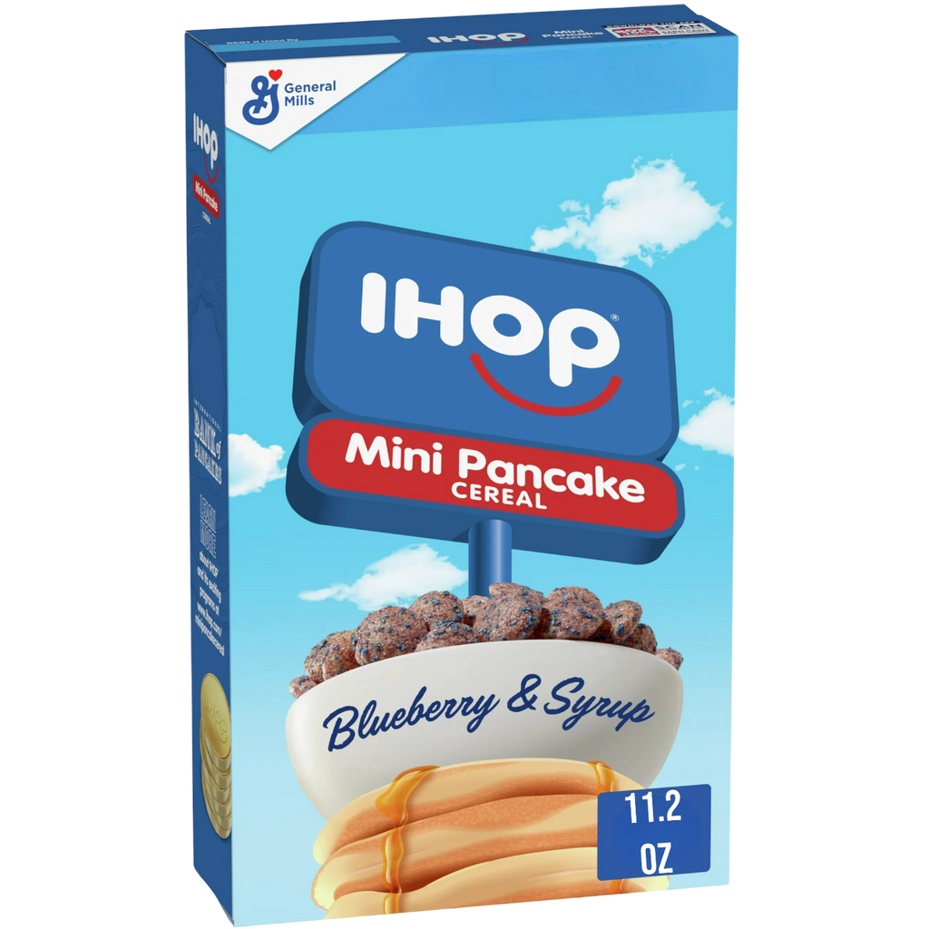 IHOP Mini Pancake Blueberry & Syrup Cereal - 11.2oz (317g) BB 27 NOV 23