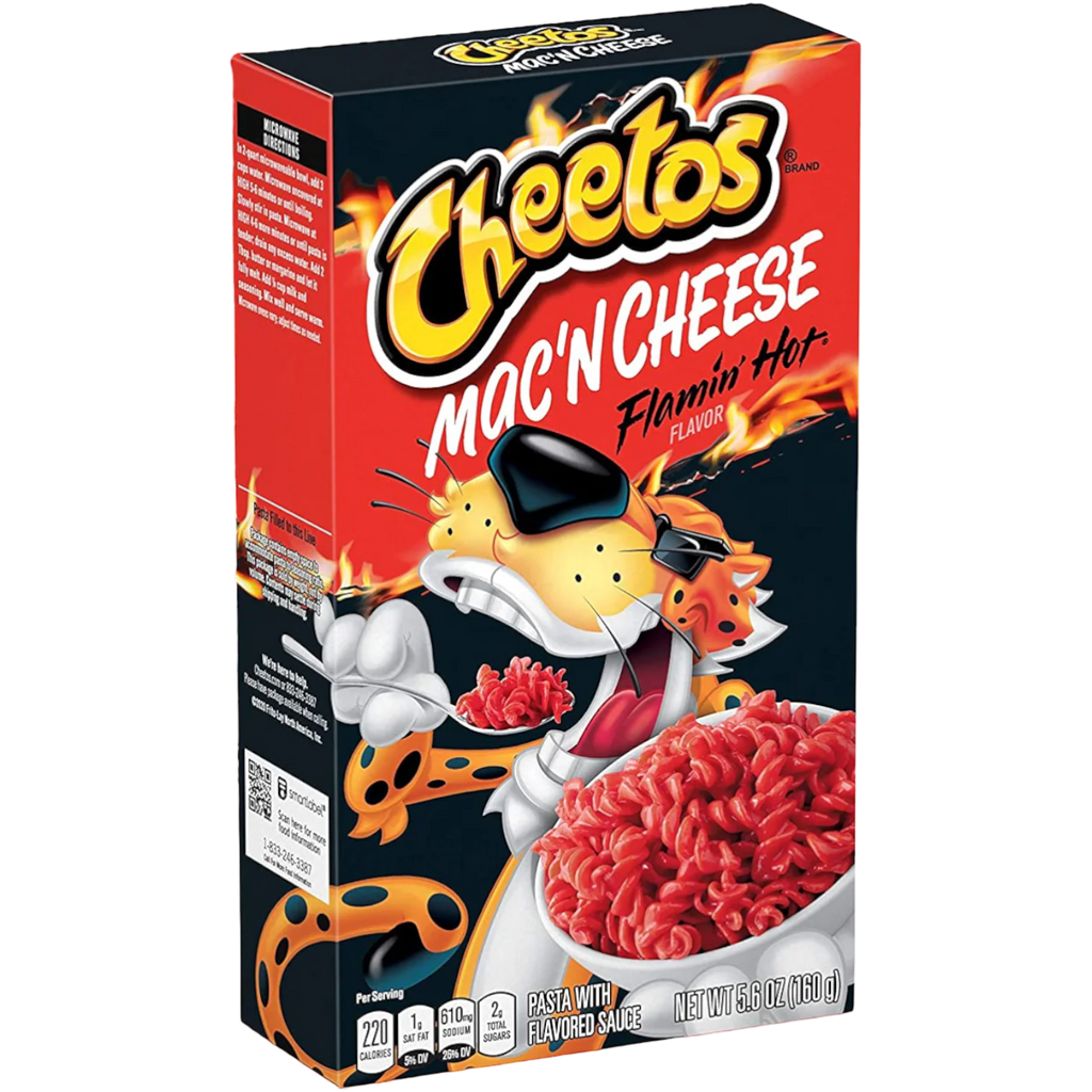 Cheetos Flamin’ Hot Mac ‘N Cheese Box - 5.6oz (160g)