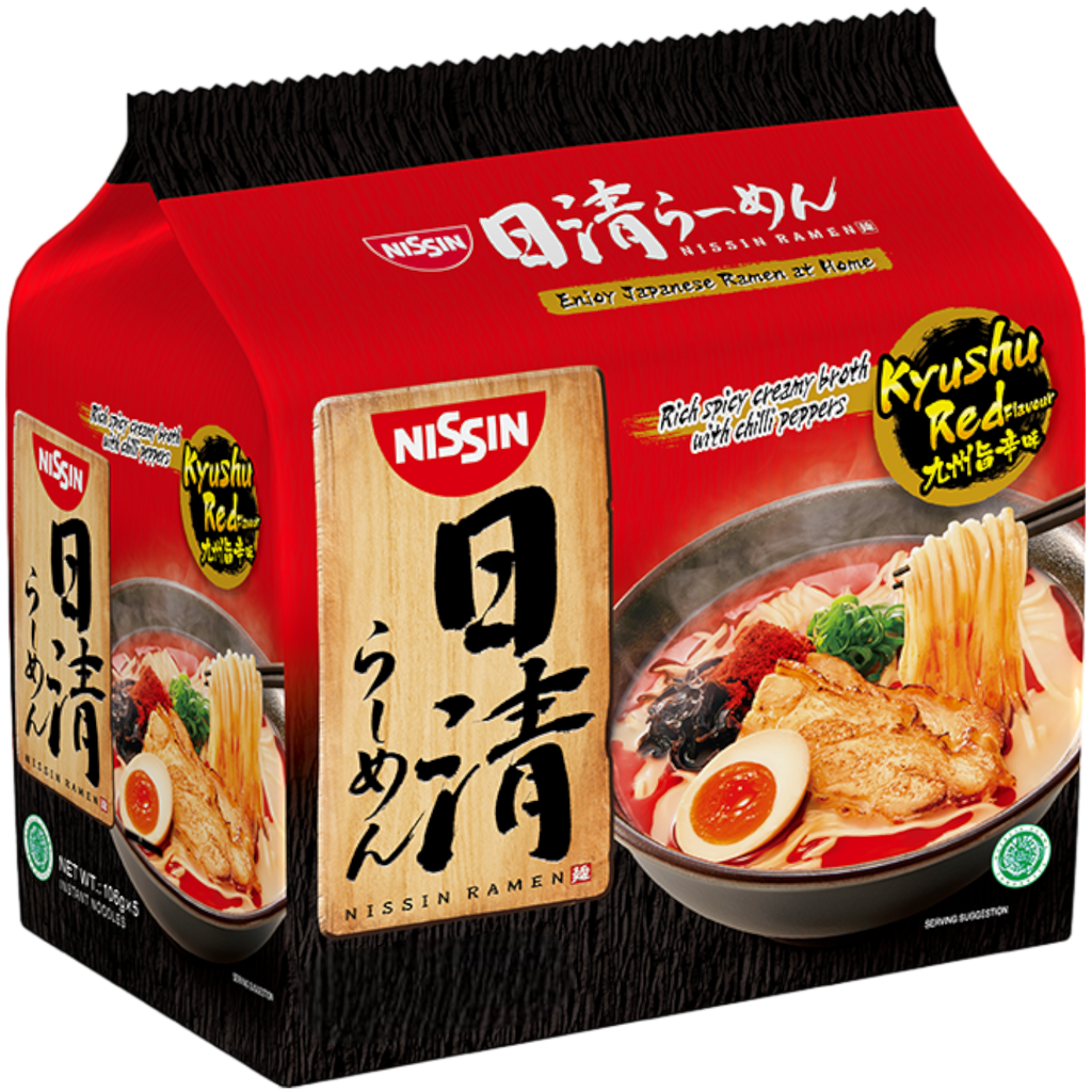 Nissin Ramen Kyushu Uma Kara Spicy Instant Noodles (Singapore) - 106g
