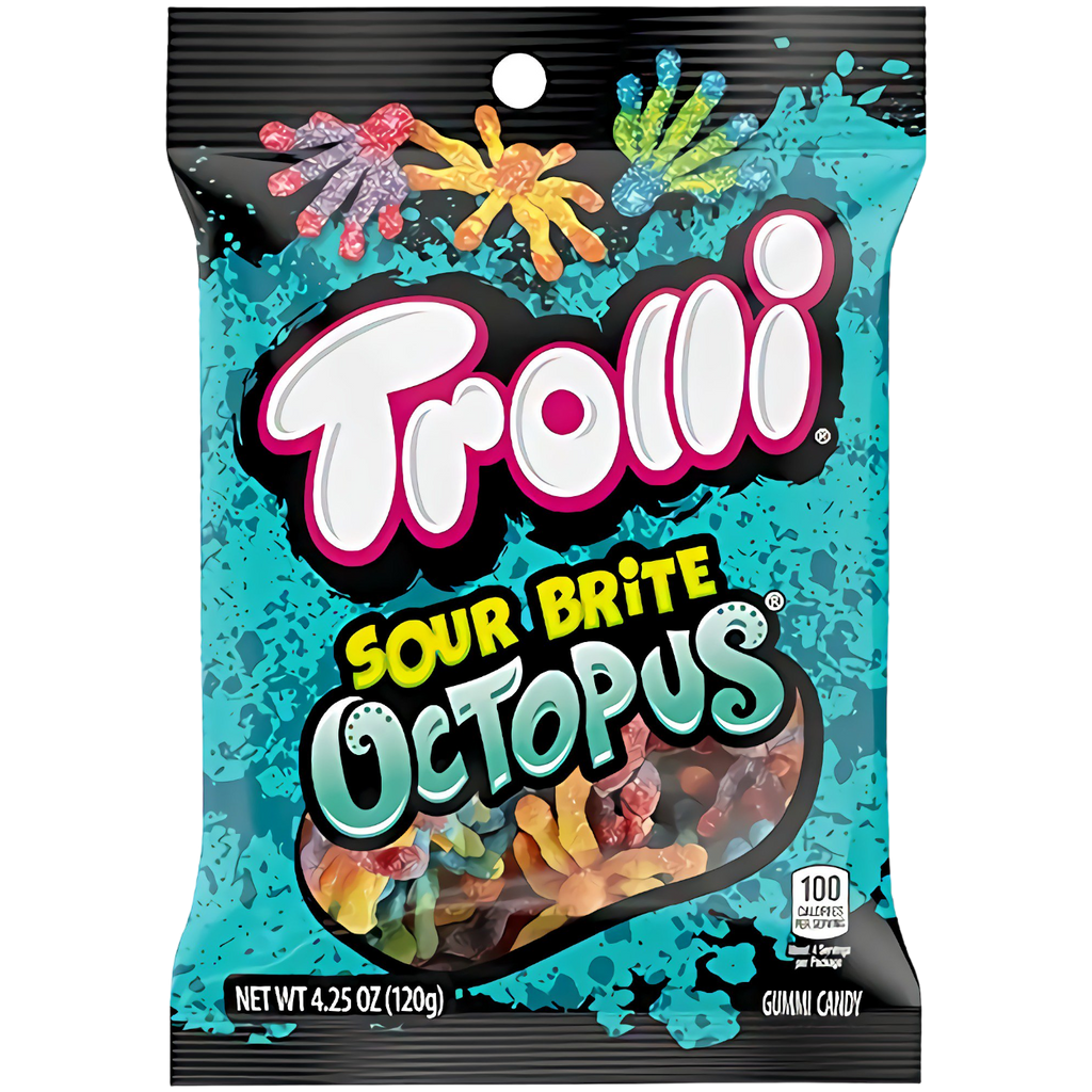 Trolli Sour Brite Octopus - 4.25oz (120g)