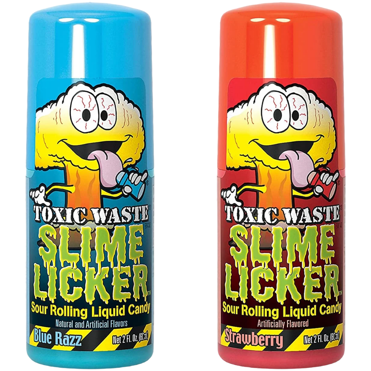 Toxic Waste Slime Licker Blue Raspberry/Strawberry- 2fl.oz (60ml ...