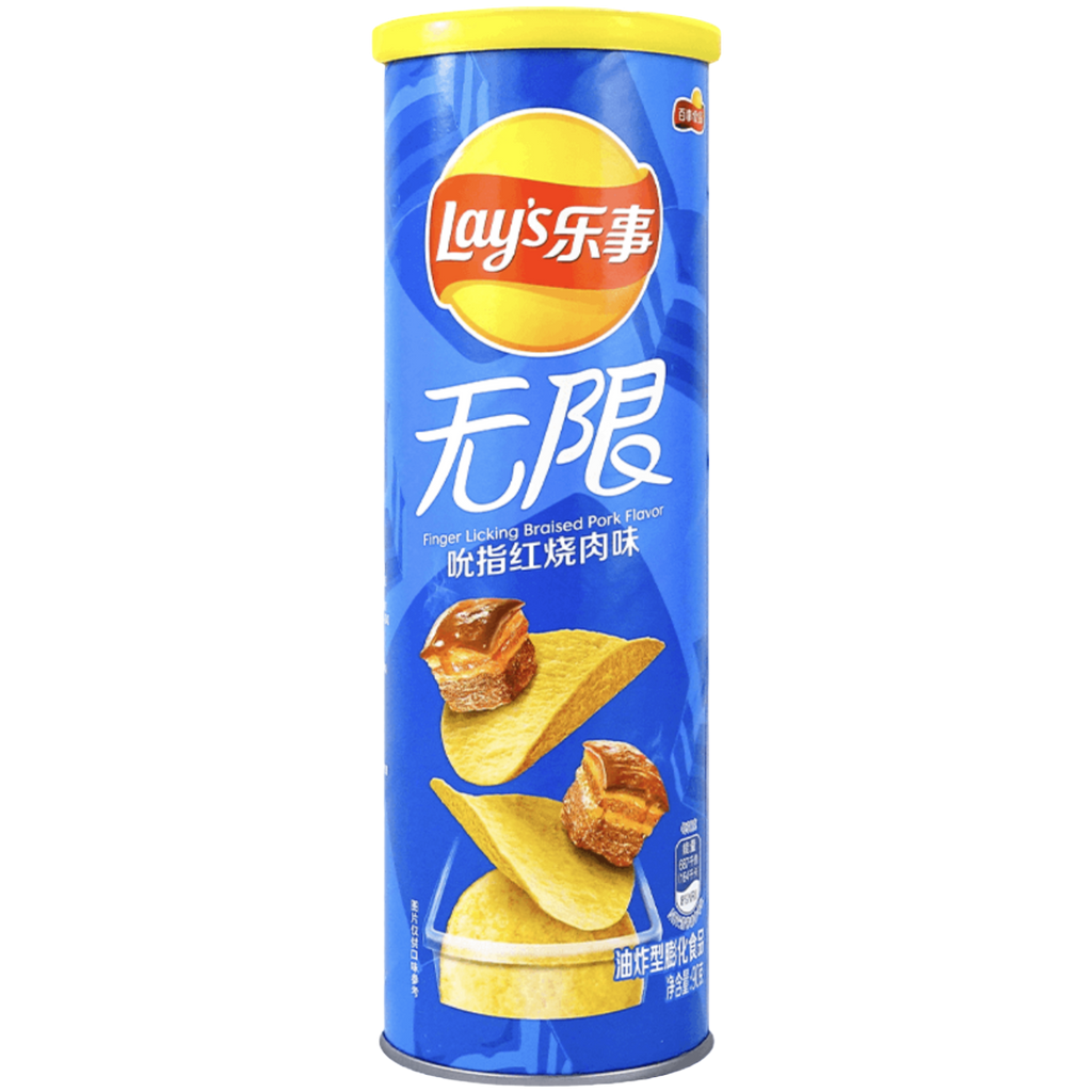 Lay's Stax Finger Licking Braised Pork Flavour (China) - 3.17oz (90g)