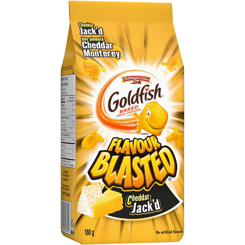 Pepperidge Farm Flavour Blasted Goldfish Cheddar Jack'd (Canada) - 6.3oz (180g)