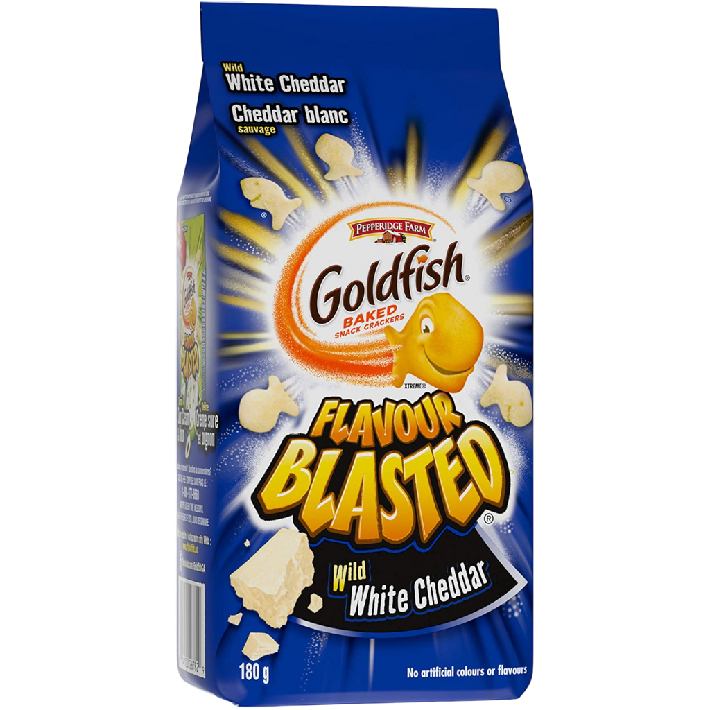 Pepperidge Farm Flavour Blasted Goldfish Wild White Cheddar (Canada) - 6.3oz (180g)