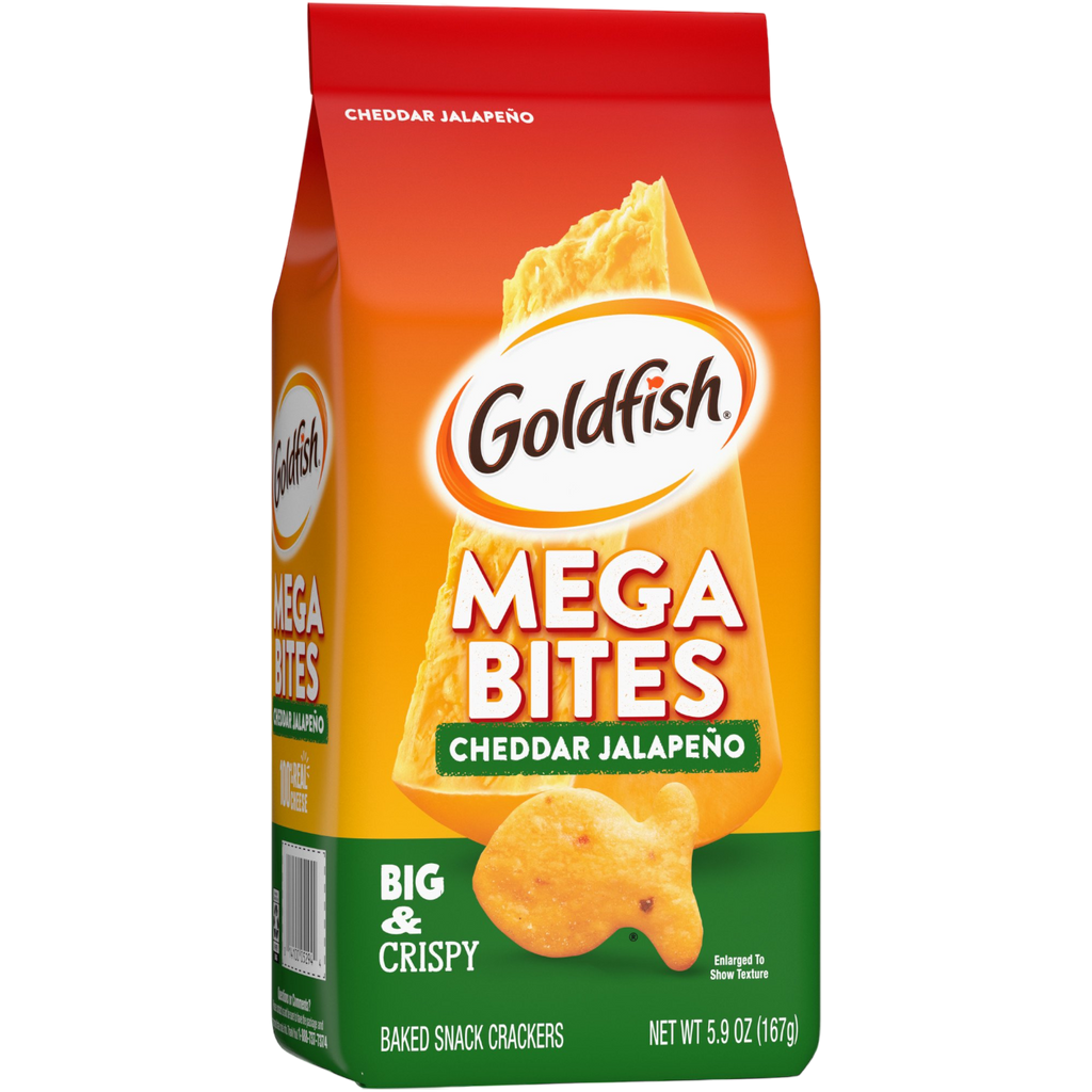 Pepperidge Farm Goldfish Mega Bites Cheddar Jalapeno - 5.9oz (167g)