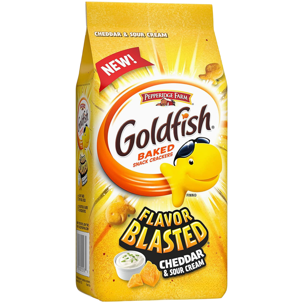 Pepperidge Farm Flavour Blasted Goldfish Cheddar & Sour Cream - 6.3oz (180g)