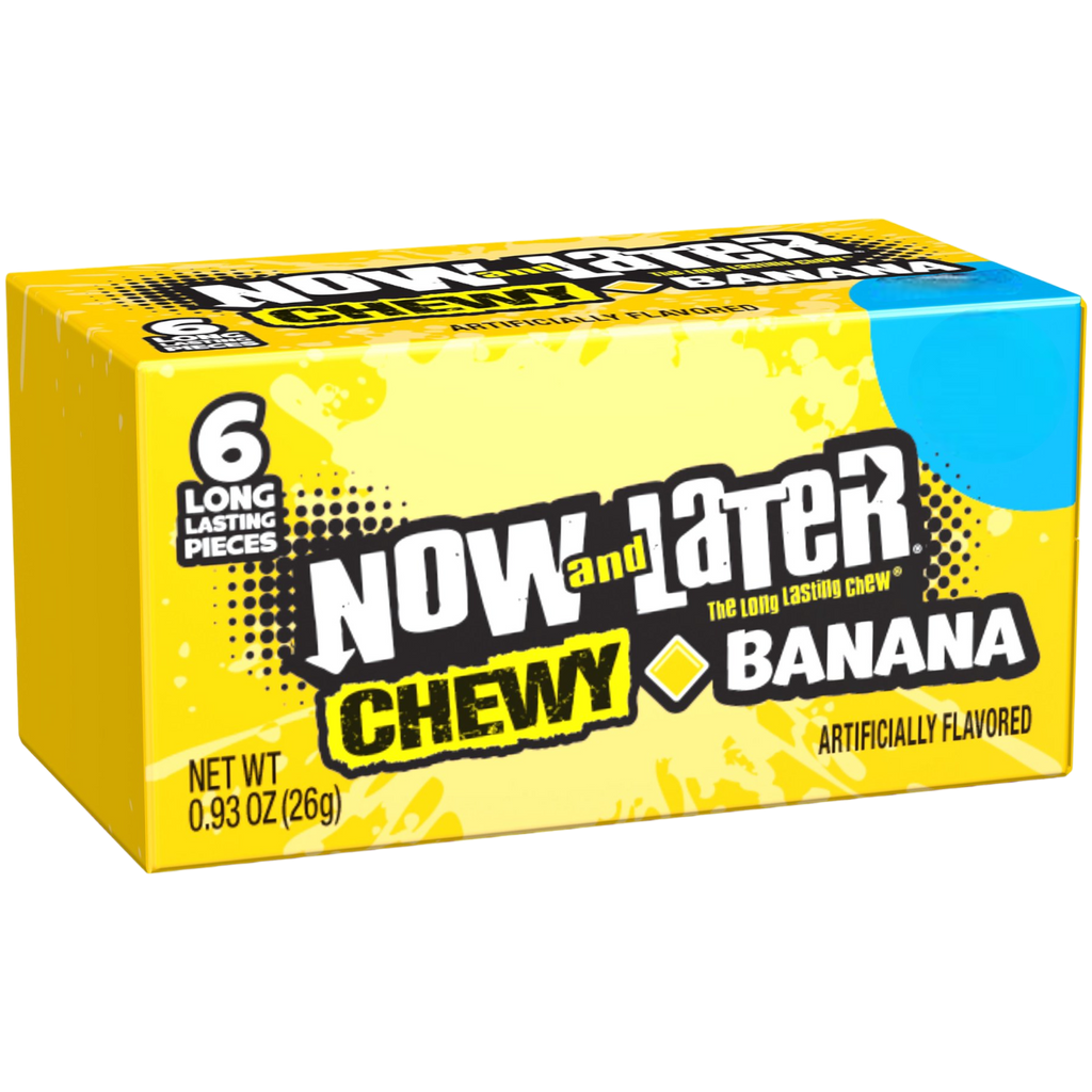 Now & Later 6 Piece Banana Candy - 0.93oz (26g)