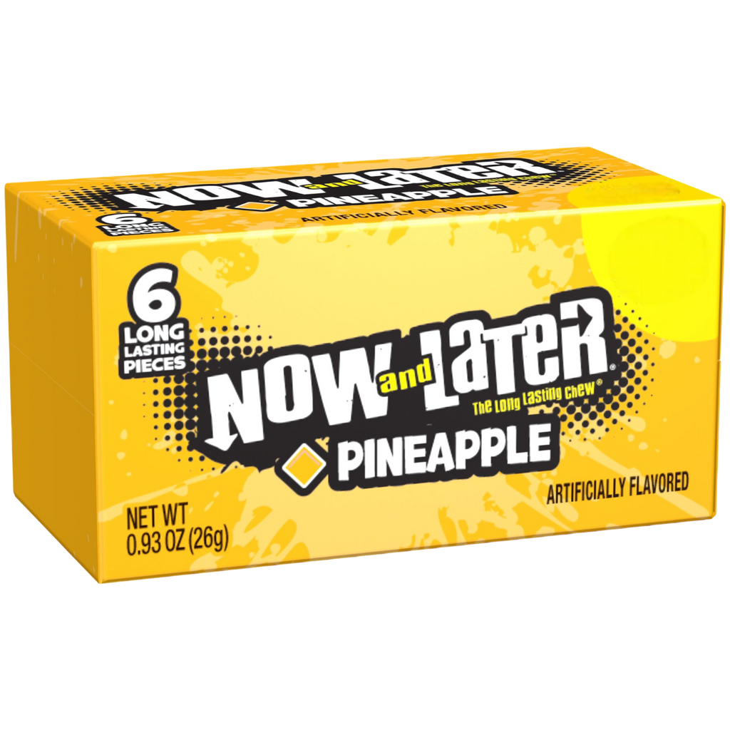 Now & Later 6 Piece Pineapple Candy - 0.93oz (26g)
