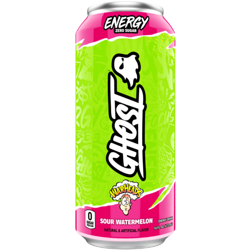 Ghost Energy Warheads Sour Watermelon - 16fl.oz (473ml)