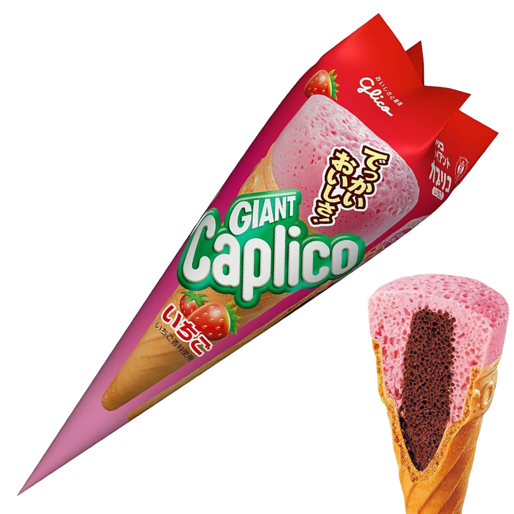 Glico Giant Caplico Strawberry - 1.2oz (34g)