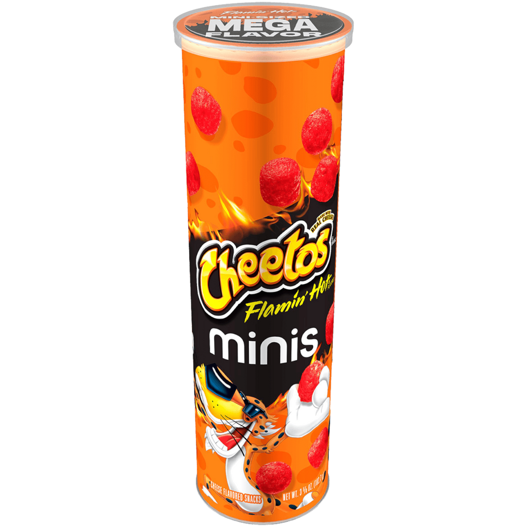 Cheetos Minis Tube Flamin' Hot Flavour - 3.625oz (102.7g)