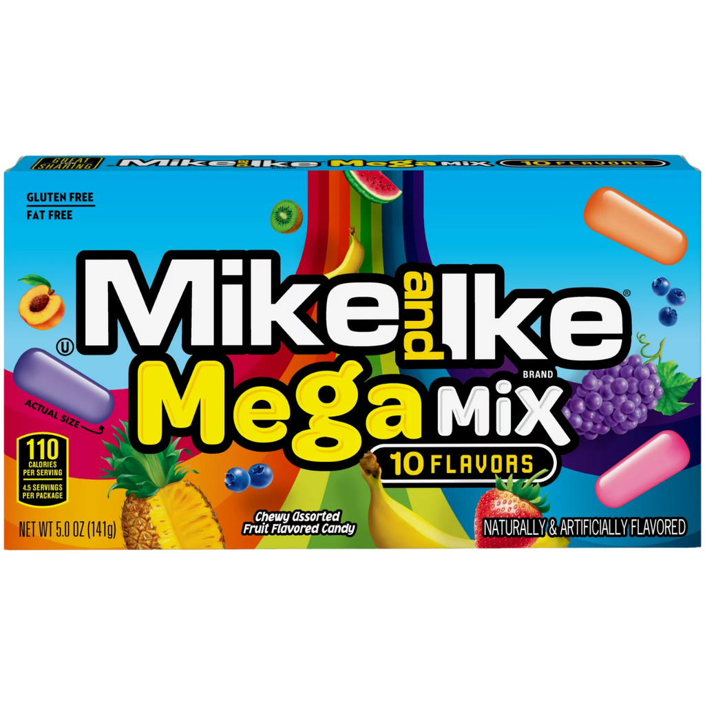 Mike & Ike Mega Mix Theatre Box - 5oz (141g)