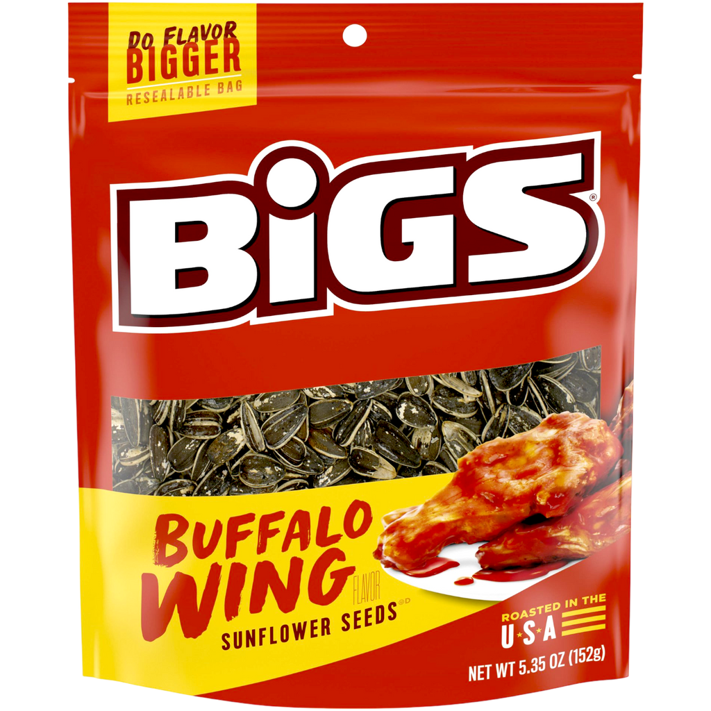 BIGS Sunflower Seeds Red Hot Buffalo Wings - 5.35oz (152g)