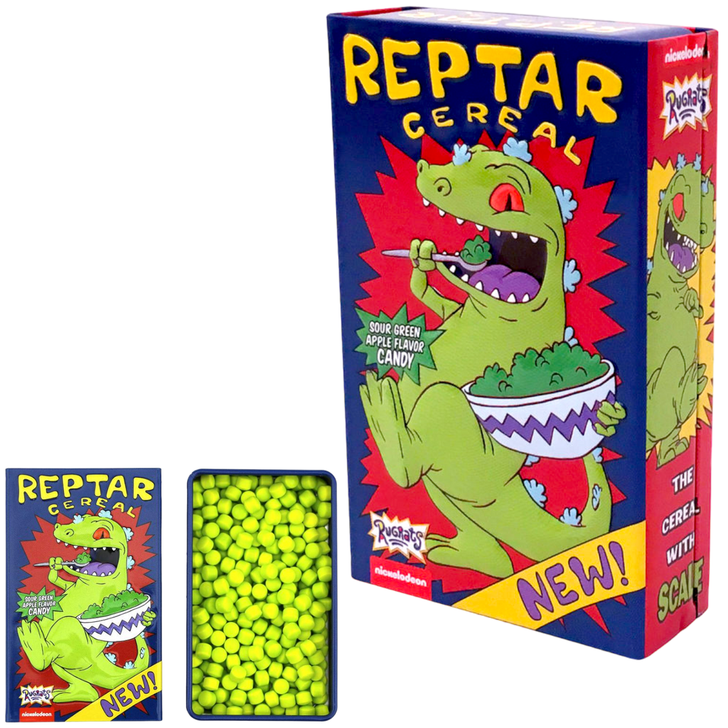 Boston America Rugrats Reptar Cereal Candy Tin - 1.2oz (34g)