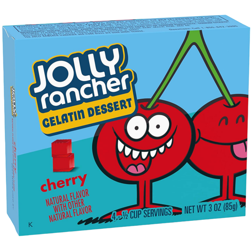 Jolly Rancher Gelatin Dessert Cherry Flavour - 3oz (85g)