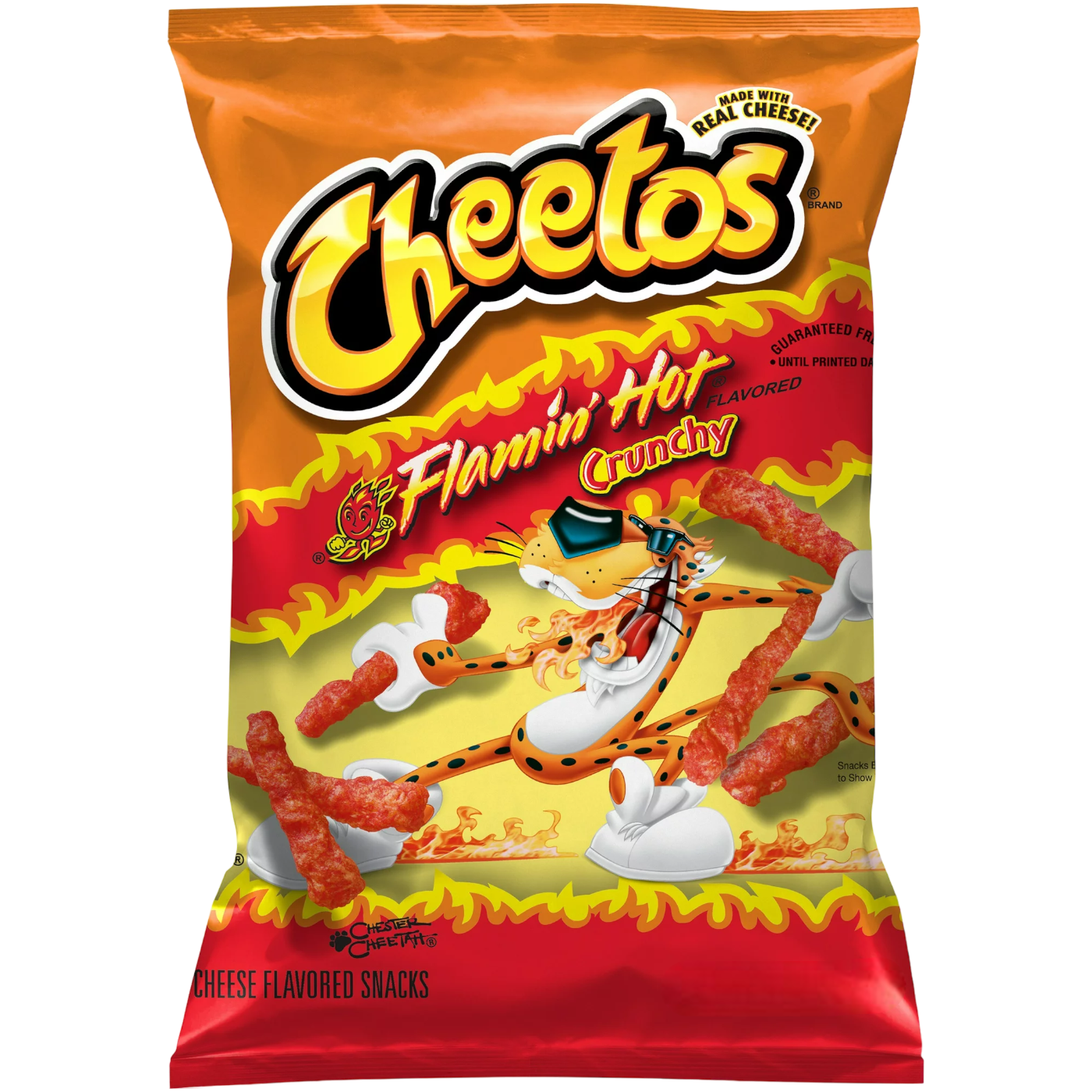 Cheetos Crunchy Flamin' Hot Big Bag - 8oz (226g)