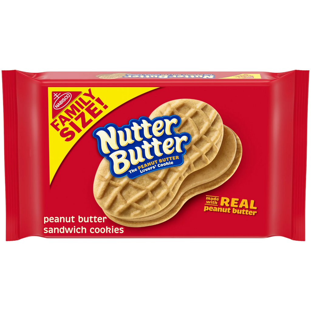 Nutter Butter Peanut Butter Sandwich Cookies Family Size - 16oz (453g)