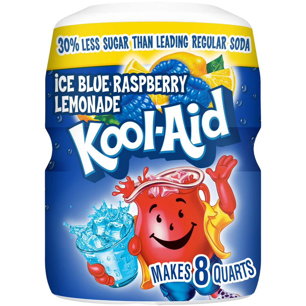 Kool Aid Ice Blue Raspberry Lemonade Mix Tub - 20oz (567g)