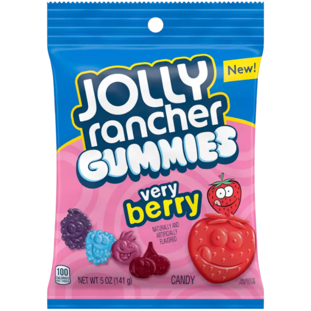 Jolly Rancher Gummies Very Berry Peg Bag - 5oz (141g)