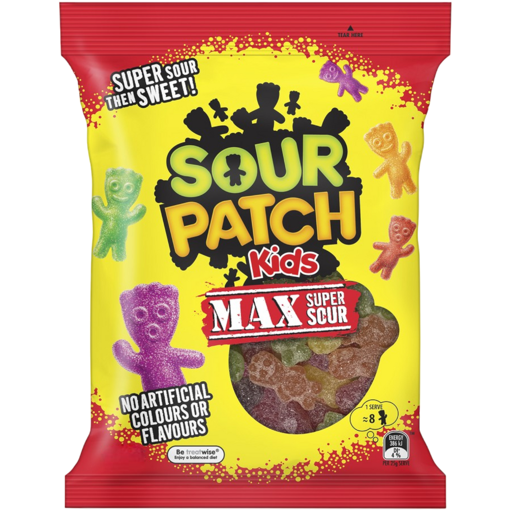 Sour Patch Kids MAX Super Sour (Australia) - 6oz (170g)