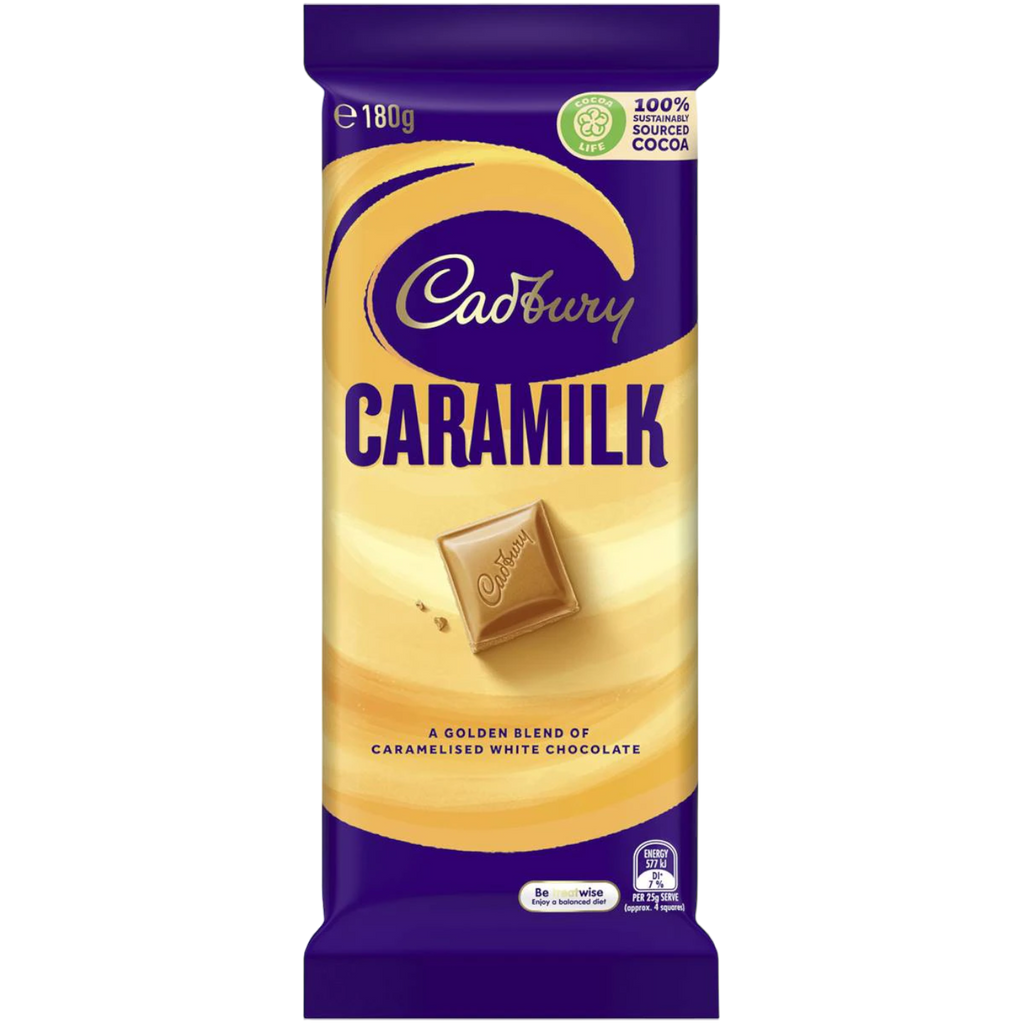 Cadbury Caramilk Chocolate Block (Australia) - 6.3oz (180g)