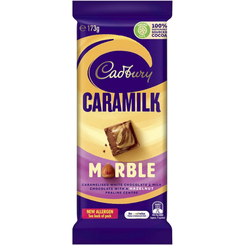 Cadbury Caramilk Marble Chocolate Block (Australia) - 6.1oz (173g)