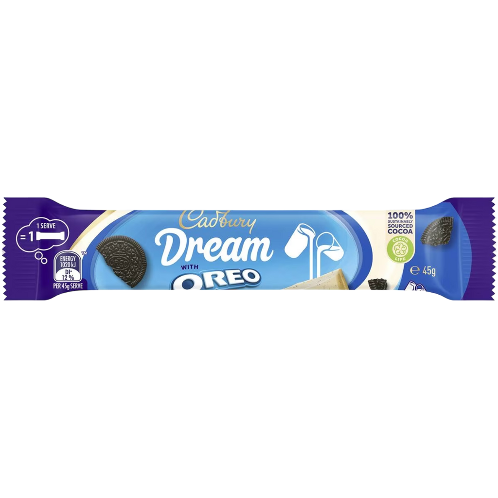 Cadbury Dream With Oreo Chocolate Bar (Australia) - 1.6oz (45g)