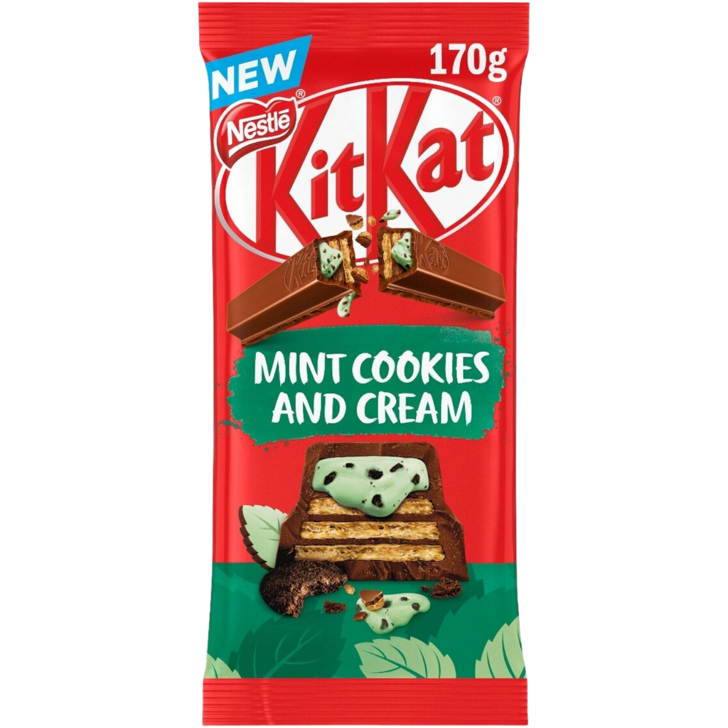 Kit Kat Mint Cookies & Cream XL Chocolate Block (Australia) - 6oz (170g)