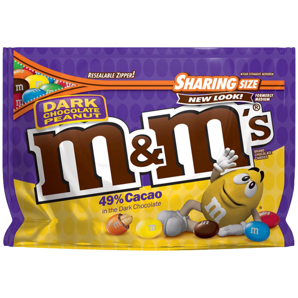 M&M's Dark Chocolate Peanut Sharing Bag - 9.38oz (266g)