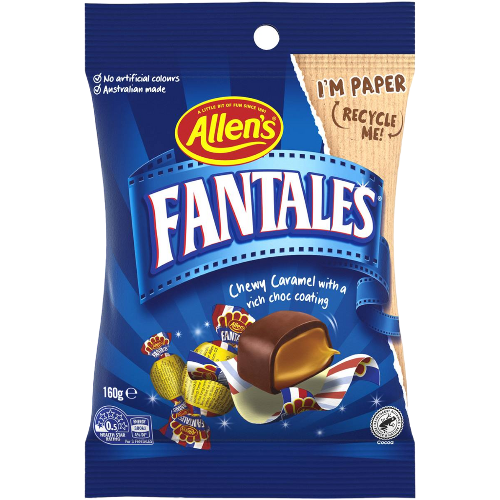 Allen's Fantales (Australia) - 5.64oz (160g)