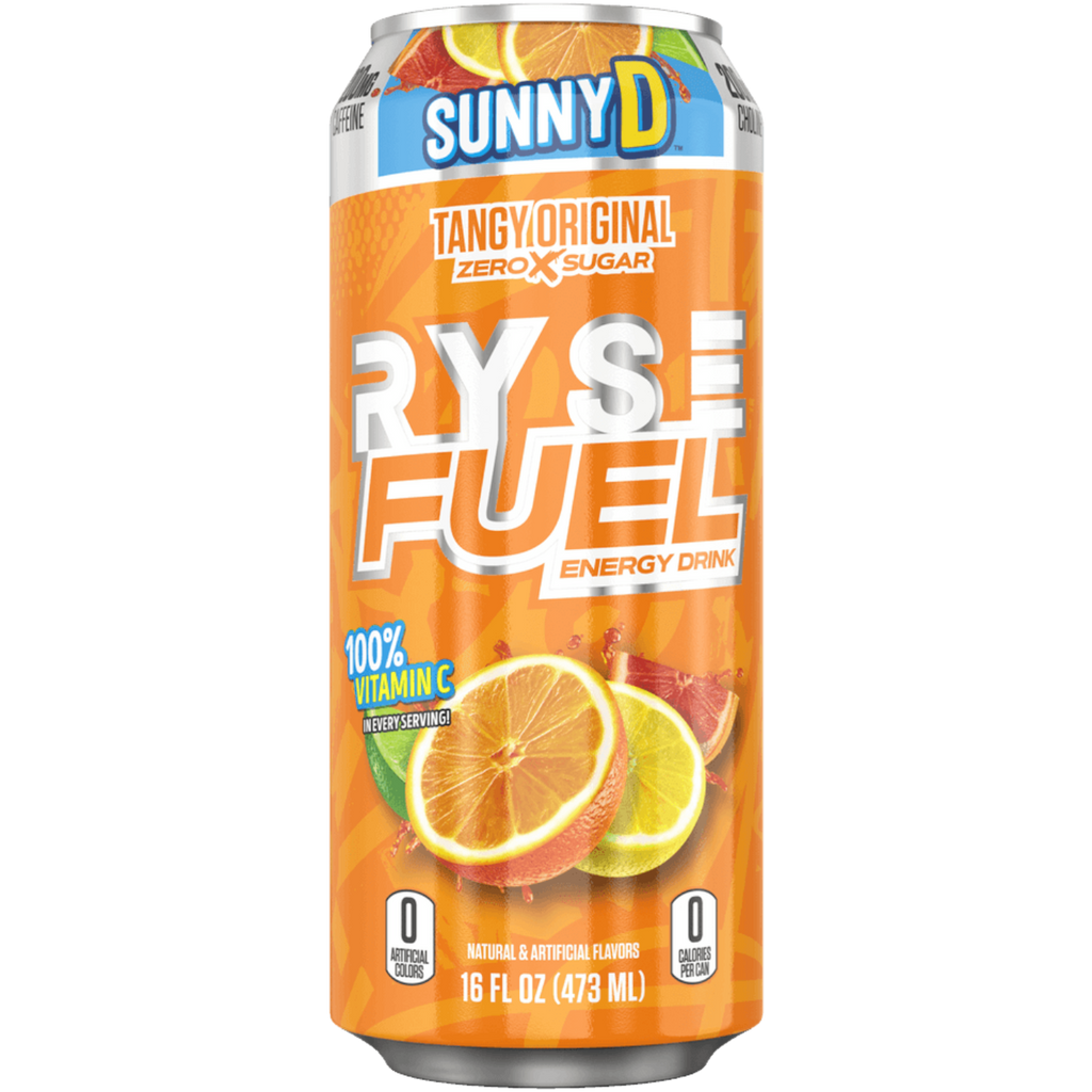 RYSE FUEL Sunny D Tangy Original Flavour Energy Drink - 16fl.oz (473ml)