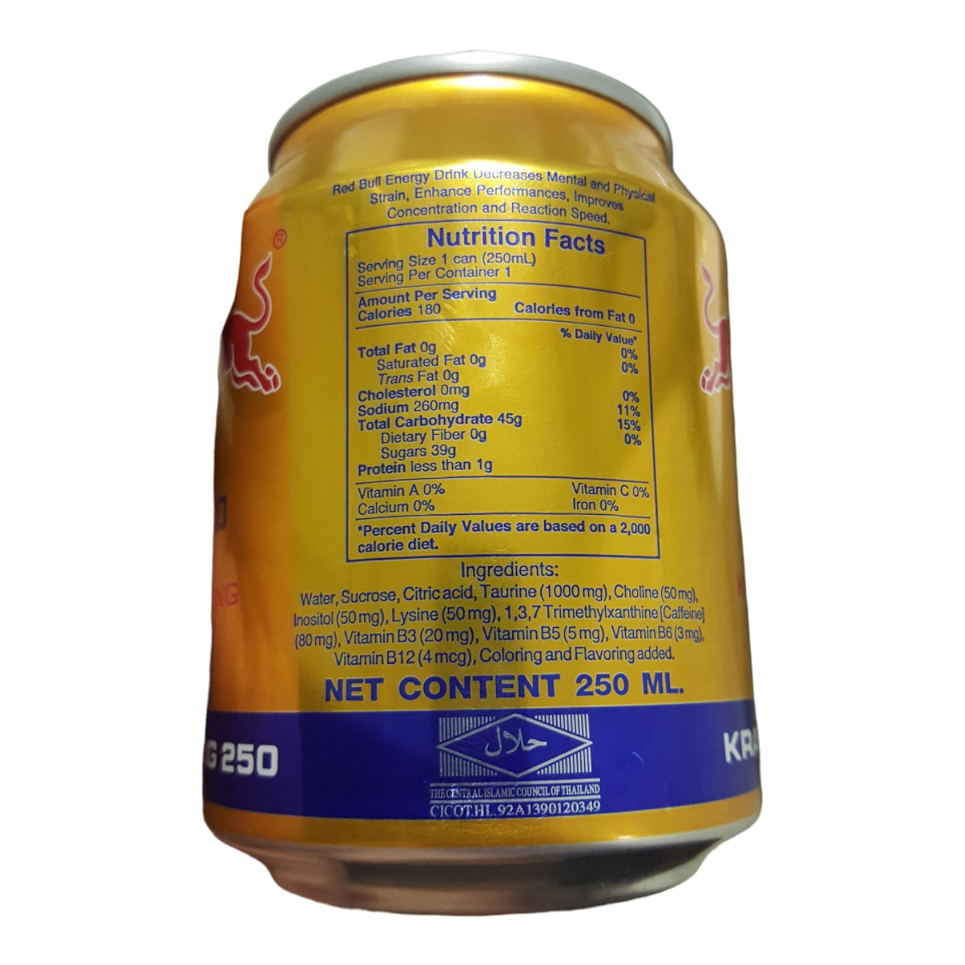 Red Bull Kratingdaeng (Vietnam) - 8.45fl.oz (250ml)