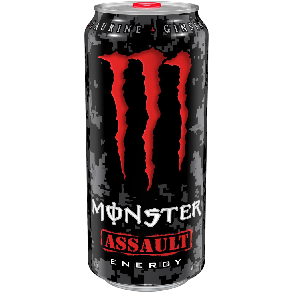 *RARE* CANADIAN Monster Energy Assault - 16 fl.oz (473ml)
