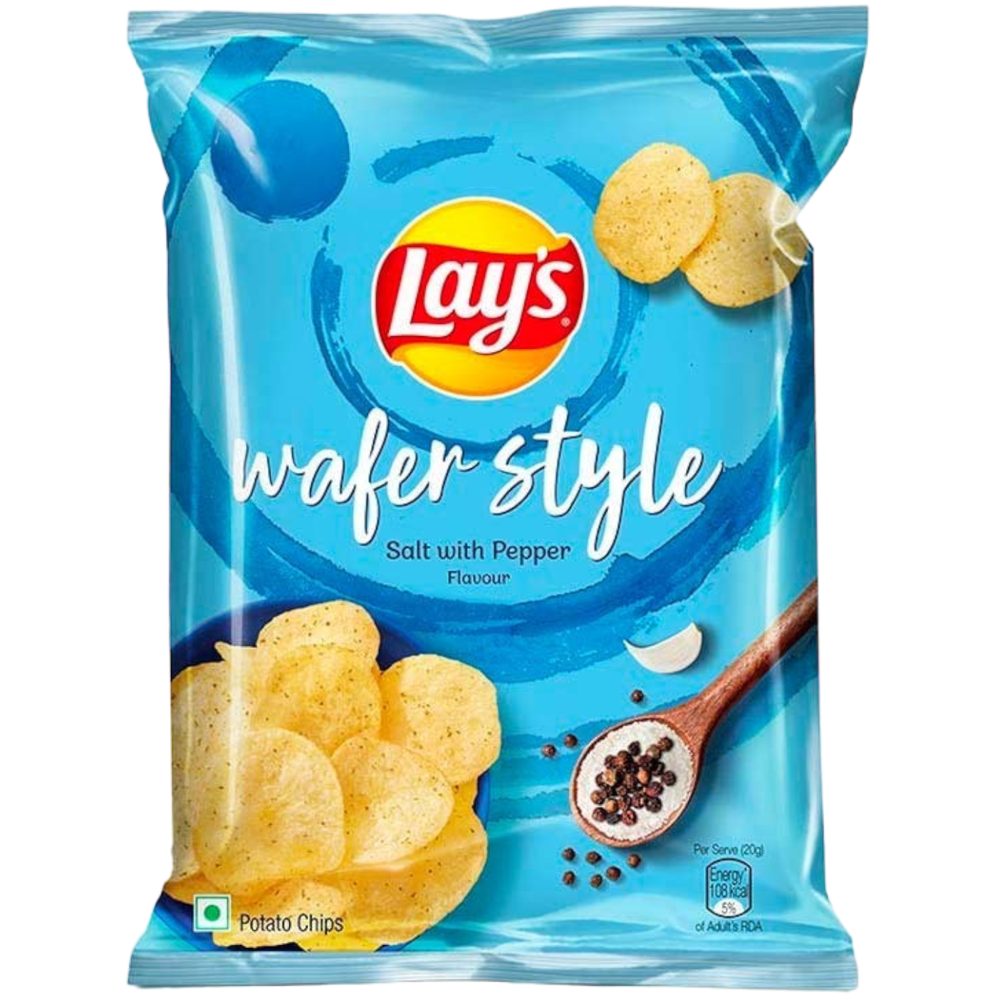 Lay's Wafer Style Salt With Pepper (Indian) – 1.76oz (50g)