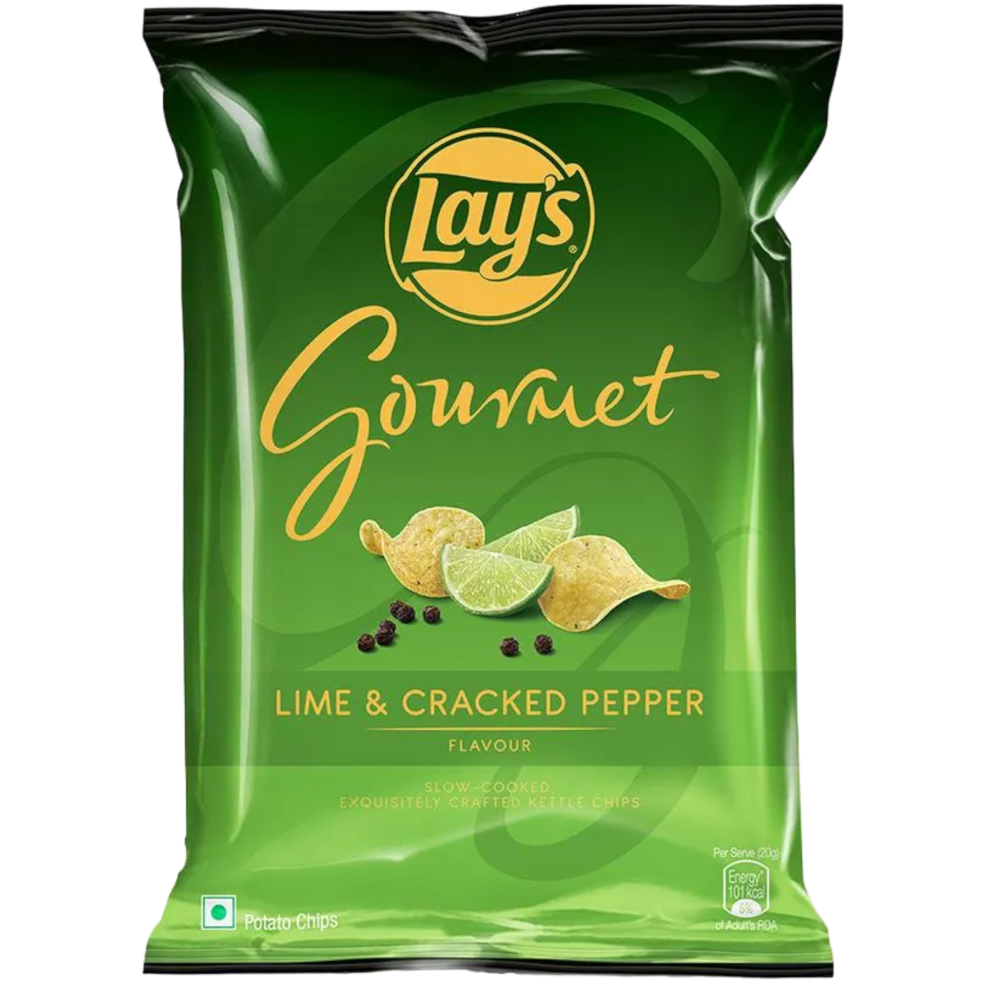 Lay's Gourmet Lime & Cracked Pepper (Indian) – 1.27oz (36g)