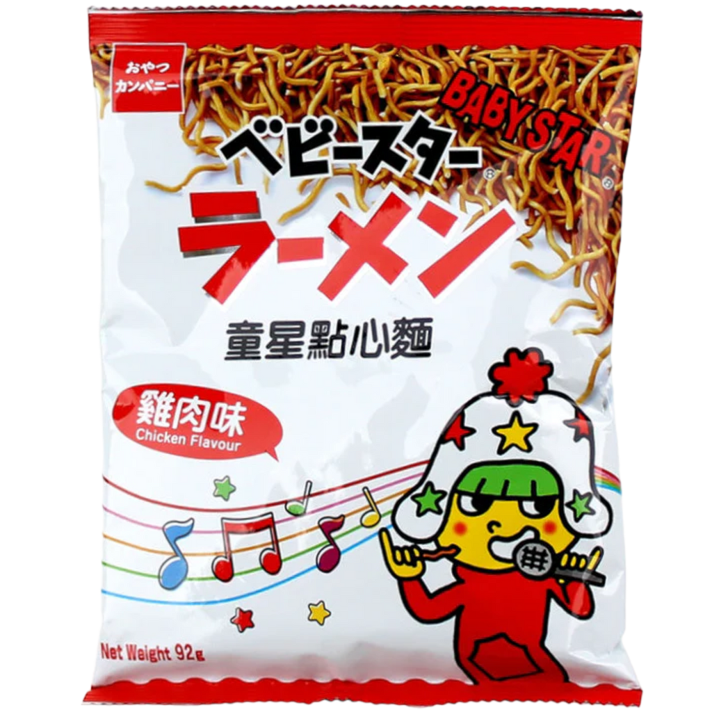 Baby Star Dodekai Noodle Snack Chicken Flavour - 3.25oz (92g)