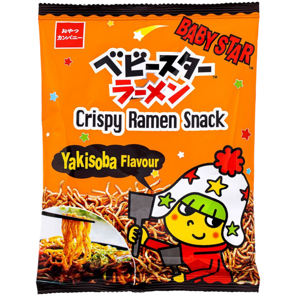 Baby Star Dodekai Noodle Snack Yakisoba Flavour - 2.93oz (83g)