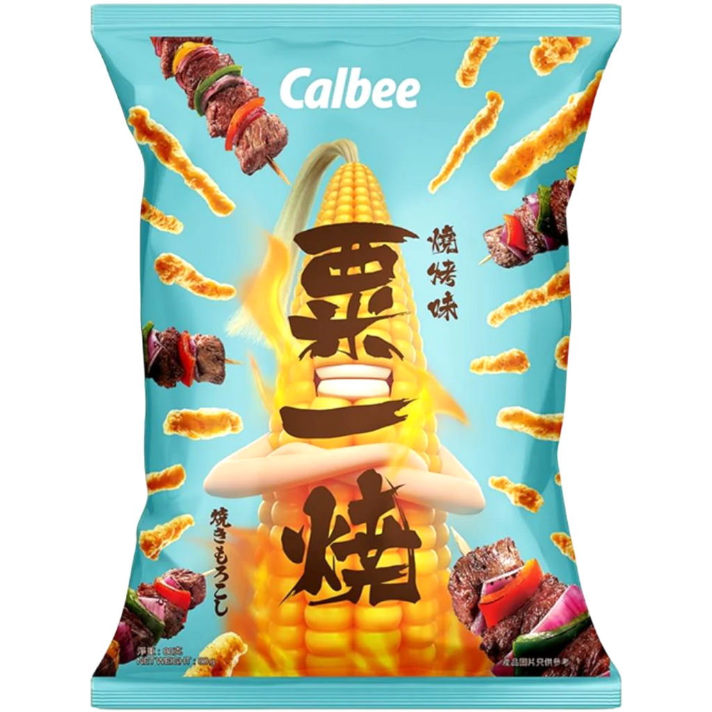 Calbee Grill-A-Corn Barbecue Flavoured (China) - 2.82oz (80g)