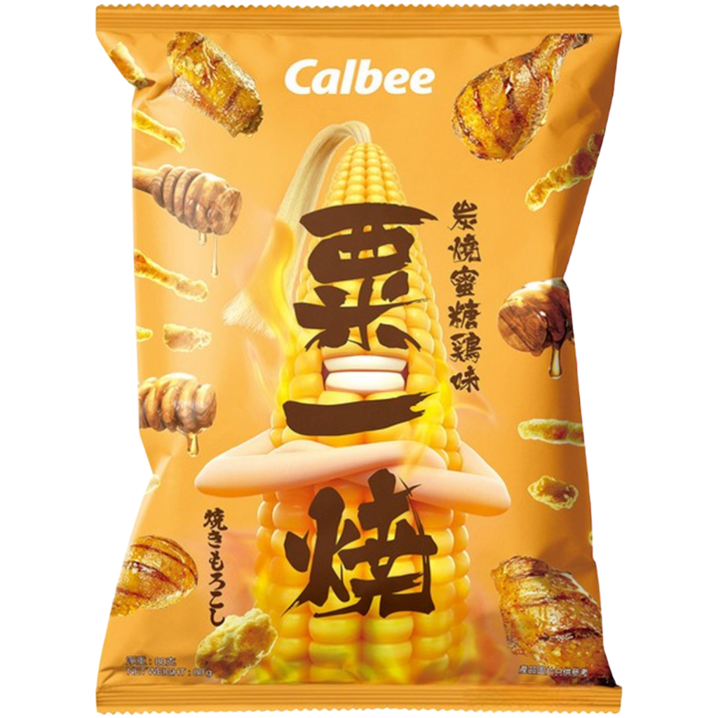 Calbee Grill-A-Corn Honey Chicken (China) - 2.82oz (80g)