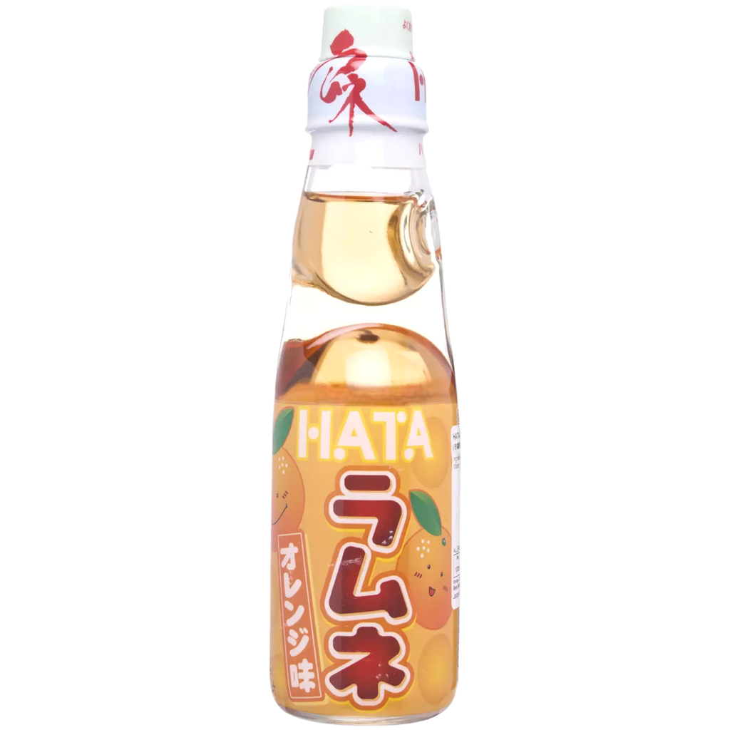 Hatakosen Orange Ramune Soda - 200 ml