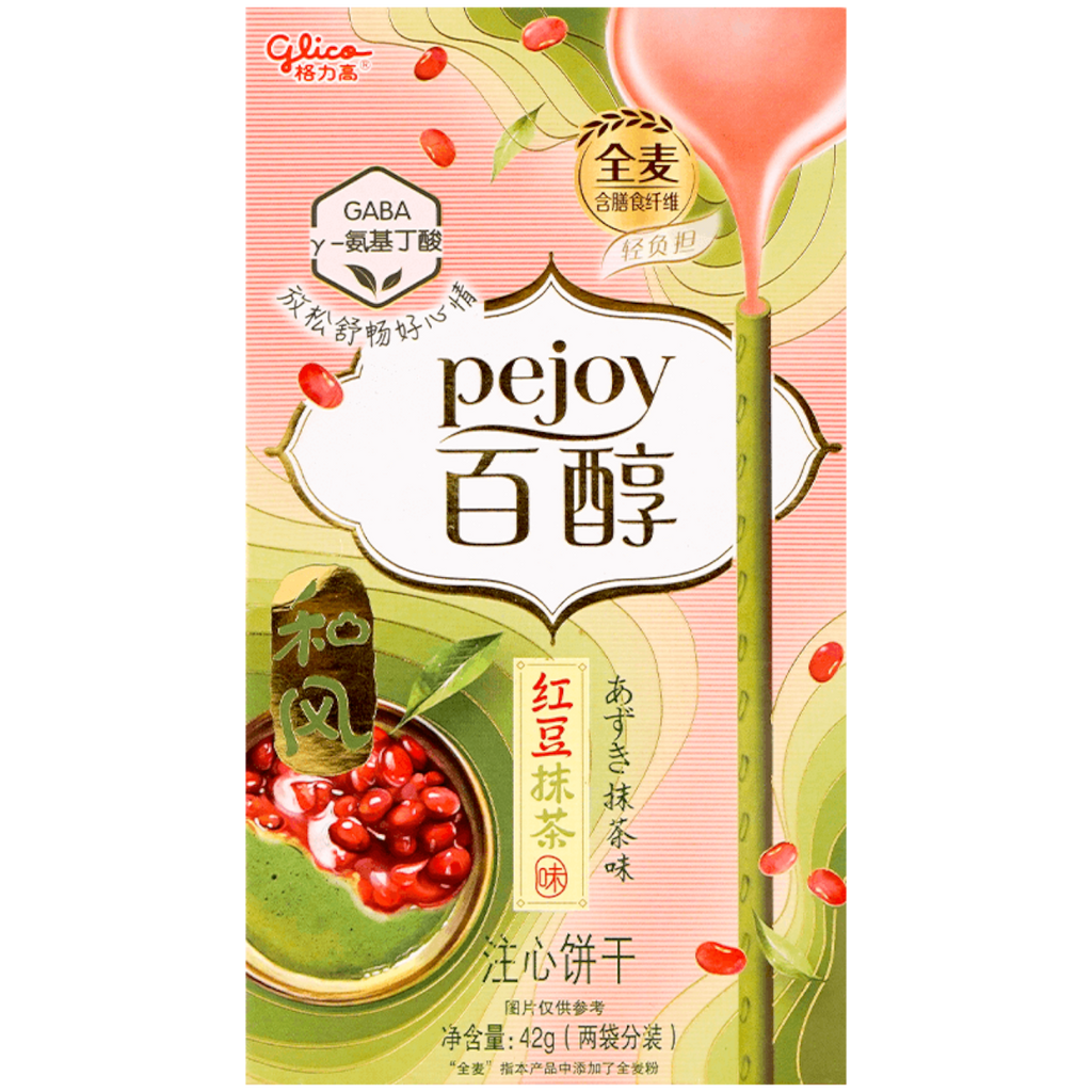 Pejoy Biscuit Sticks Red Bean & Matcha Flavour - 1.48oz (42g)